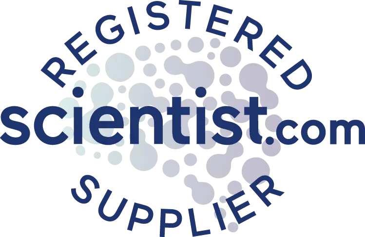 Scientist.com registered supplier badge