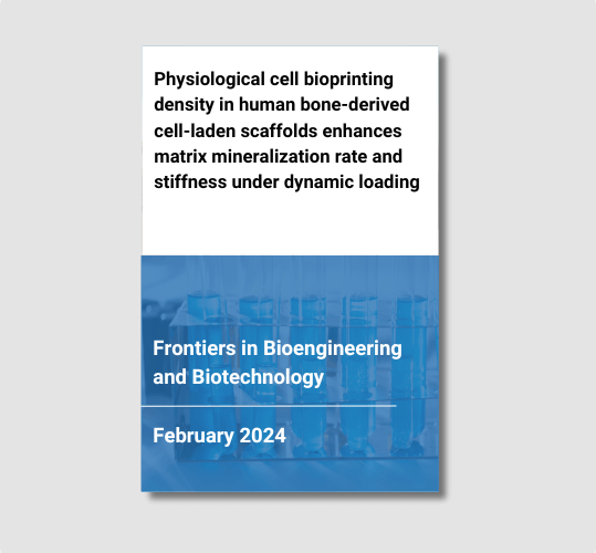 Physiological Cell Bioprinting Density in Human Bone-Derived Cell-Laden ...